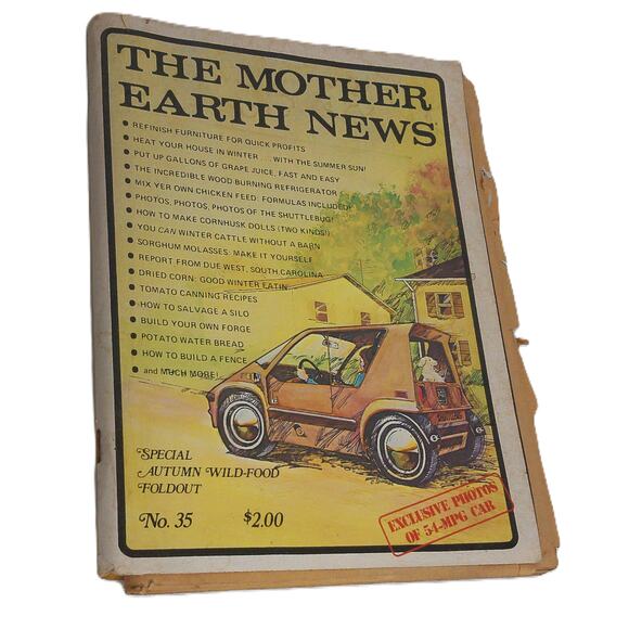 Vintage The Mother Earth News Special Autumn Wild Food Foldout September 1975 - Picture 1 of 10